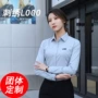 长袖商务定制弹力女衬衫