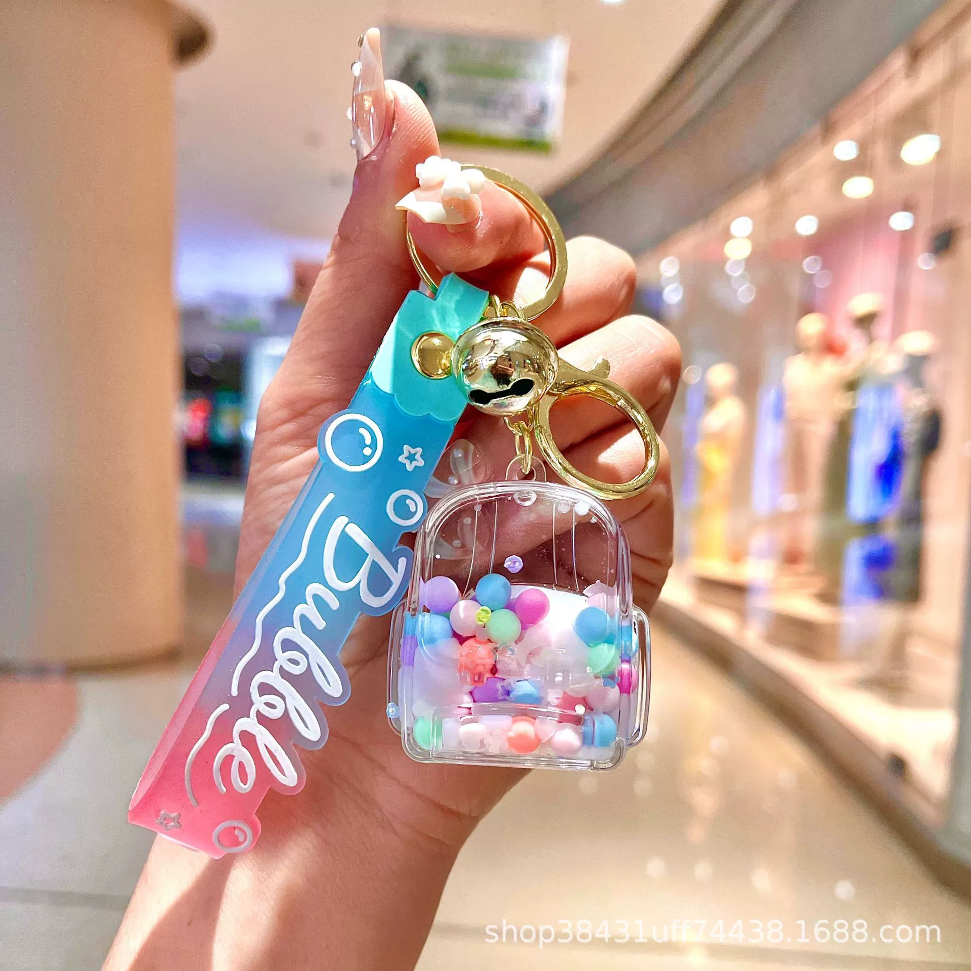 Acrylic keychain, pendant for keys