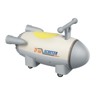 Airplane Yo-Yo Car 2-Year-Old Kidsren's Male and Female Cartoon Baby Toy Silent Wheel Anti-Rollover Scooter Educational Wholesale