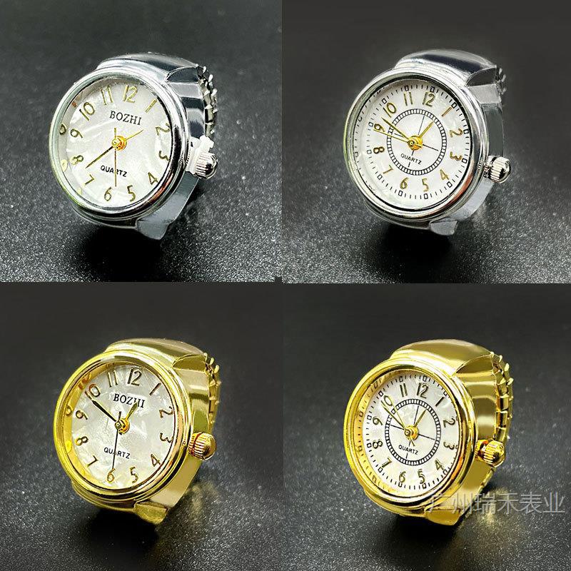 New Foreign Trade Recommended Hot Selling Gold Digital Ring Watch Student Watch Jewelry Creative Finger Watch Wholesale