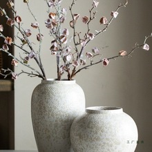 景德镇陶瓷花瓶摆件客厅插花侘寂风居家装饰感鲜花干花养花瓶