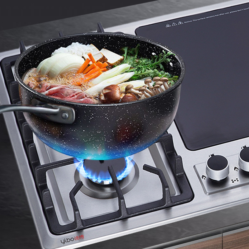 Estufa de gas, estufa de gas, cuatro estufas, gas natural de ahorro de energía integrado, fuente de comercio exterior, fábrica al por mayor