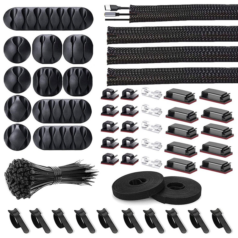 케이블 주최자 세트 5(152PCS)