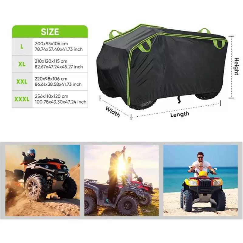 Electric Motorcycle Beach Bike Cover, Dustproof, Waterproof, Rainproof, Sunproof, Oxford Cloth Tricycle Cover, Tricycle Cover