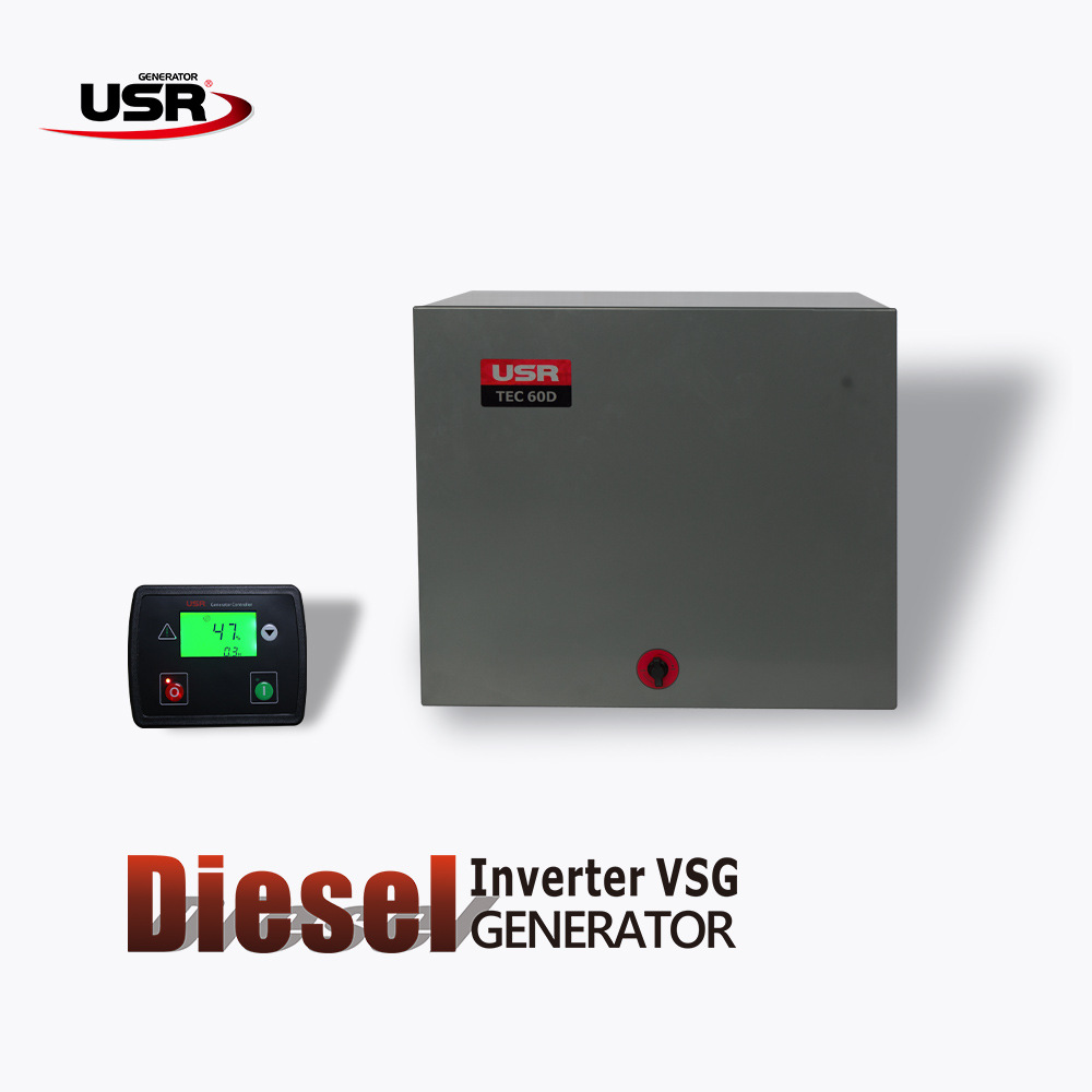 USR/优盛科技品牌TEC60D柴油静音变频底置车载通信车发电机组6kwW