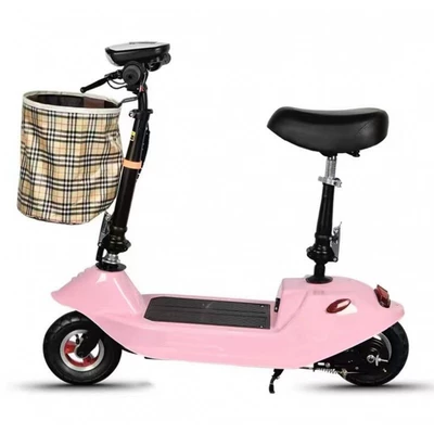 Electric Scooter for — Qatlanan elektrik skuterlər - pink-24v12a-battery-20-25km-brushed-motor