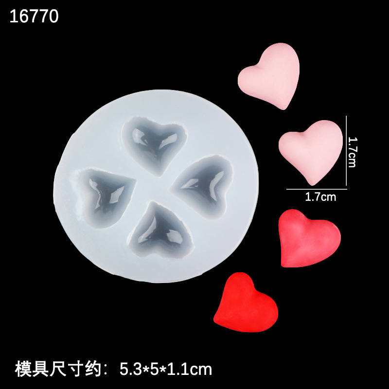 Nuevo amor epoxi espejo mate llavero molde fondant cake decoración teléfono móvil shell accesorios de decoración en stock