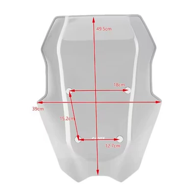 Motorcycle front windshield – goggles