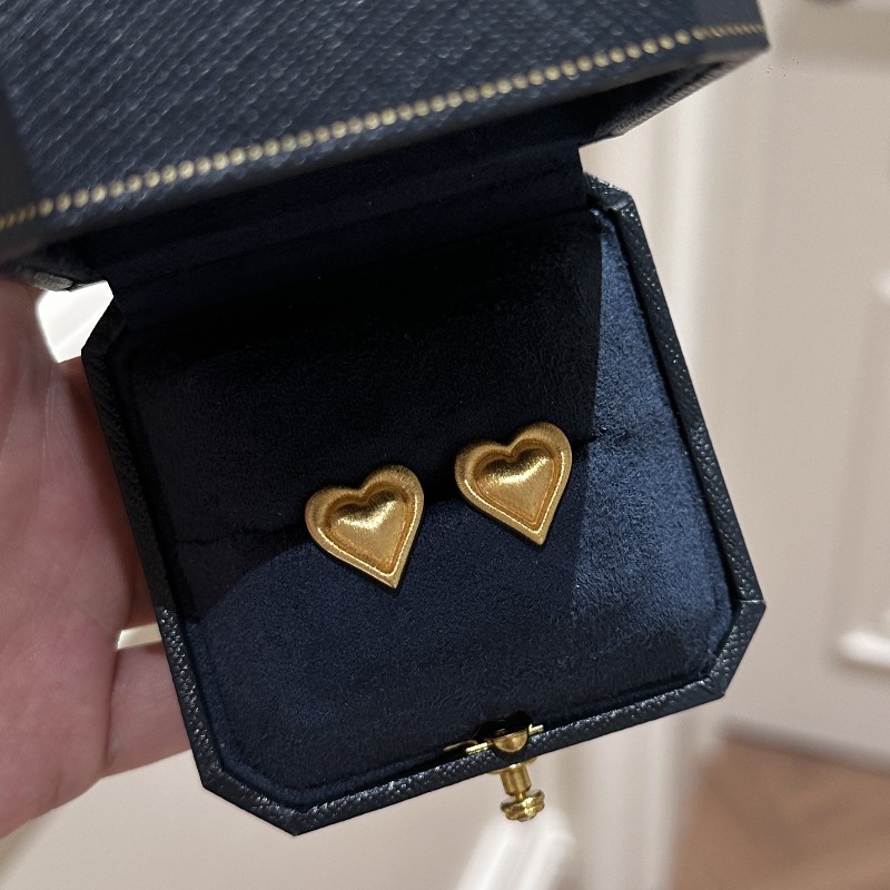 cable chain Chain Type Daily Occasion Wholesale Jewelry Retro Heart Shape Copper Plating Earrings Necklace Cable Chain