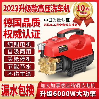 Black Cat High-Pressure Car Washer for Home Use 220V Cleaning Machine High-Power Fully Automatic Car Wash Tool Portable Car Wash Pump (Portable car washer) - introduction-the-long-guns-in-all-packages-are-both-long-and-short-guns