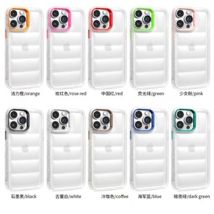 Newnew Transparent Series O9 11Promax 12Promax 13Mini,14Pro 15Pro Protective Case