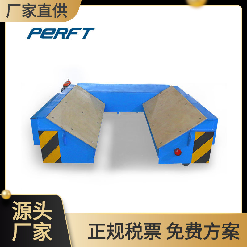 厂家供应电动搬运设备 电瓶液压顶升平板车钢卷转运双轨电动台车