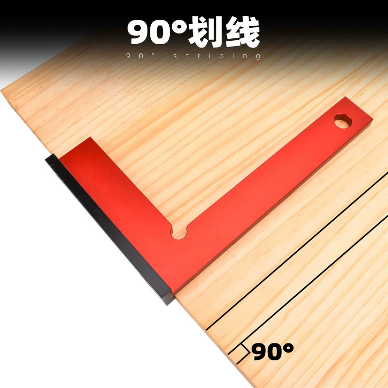 Fengsen инструмент столярная линейка 90 градусов прямоугольная линейка для измерения угловая линейка для рисования линейки для линейки алюминиевого сплава измерительный инструмент