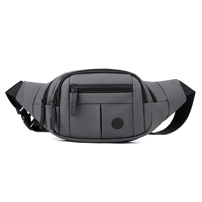 WEPOWER nuevo bolso de la cintura de los hombres ocasionales de estilo coreano bolso de hombro ligero deportes de moda hombro bolsa de pecho bolsa de mensajero