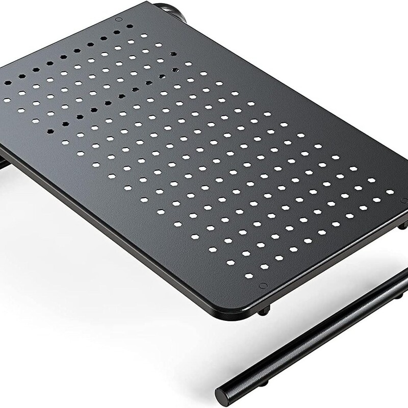 Monitor Lifting Table for Desk, Desktop Organizer Screen Laptop Holder with Ventilation