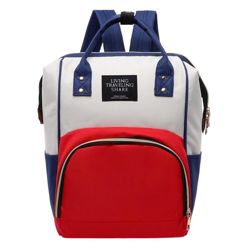 Bolso de mamá 2025 nuevo estilo coreano moda lona color a juego mochila bolso de mujer bolso de botella de mamá