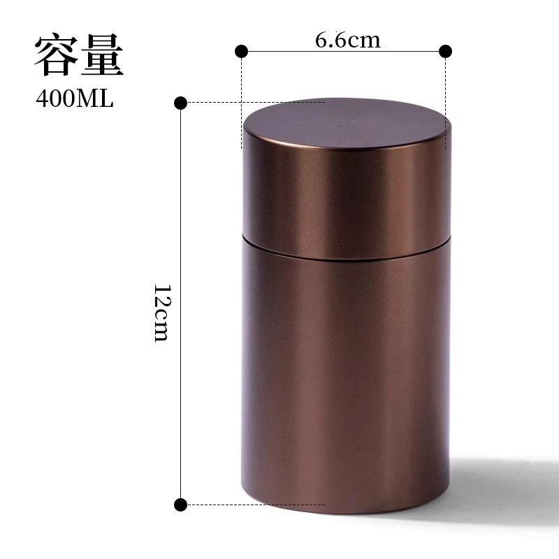 Metal handheld tea for traveling, big small box