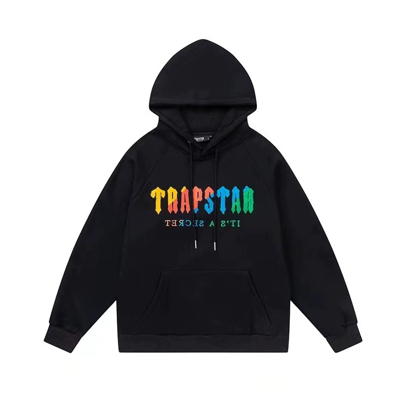Набор: свитшот и спортивные штаны, tide rainbow trend, градиентный принт букв, размеры S–XXL