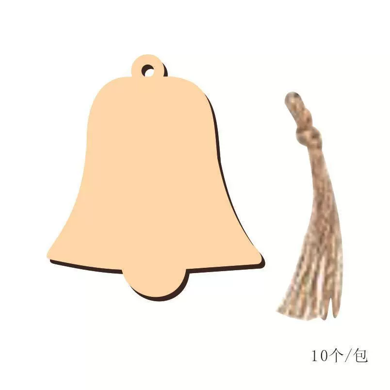 木质工艺品创意圣诞节木片挂件家居装饰品手绘DIY道具圣诞树配件