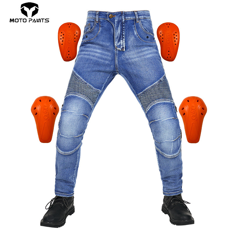 Factory Direct Sales Dso Kevlar Motorcycle Jeans for Men and Women, High-Elasticity Biker Riding Pants, Racing Pants