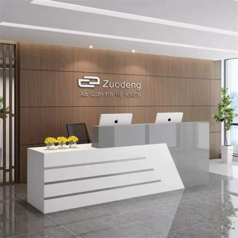 公司家具前台办公桌子饭店酒店连锁店理发店收银台服装店铺接待台