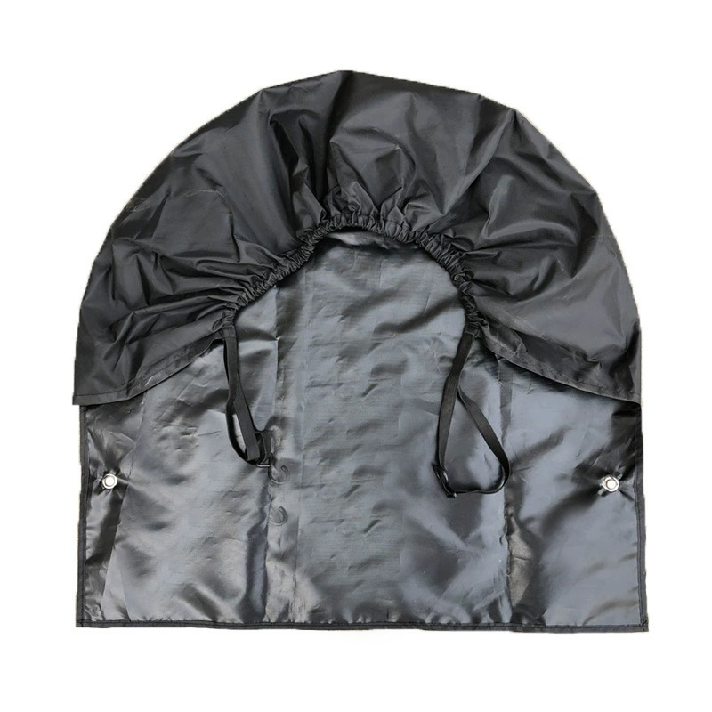 Car spare tire cover, waterproof and anti-aging tire protector, with drawstring closure, universal fit for off-road vehicles and RVs, dustproof cover
