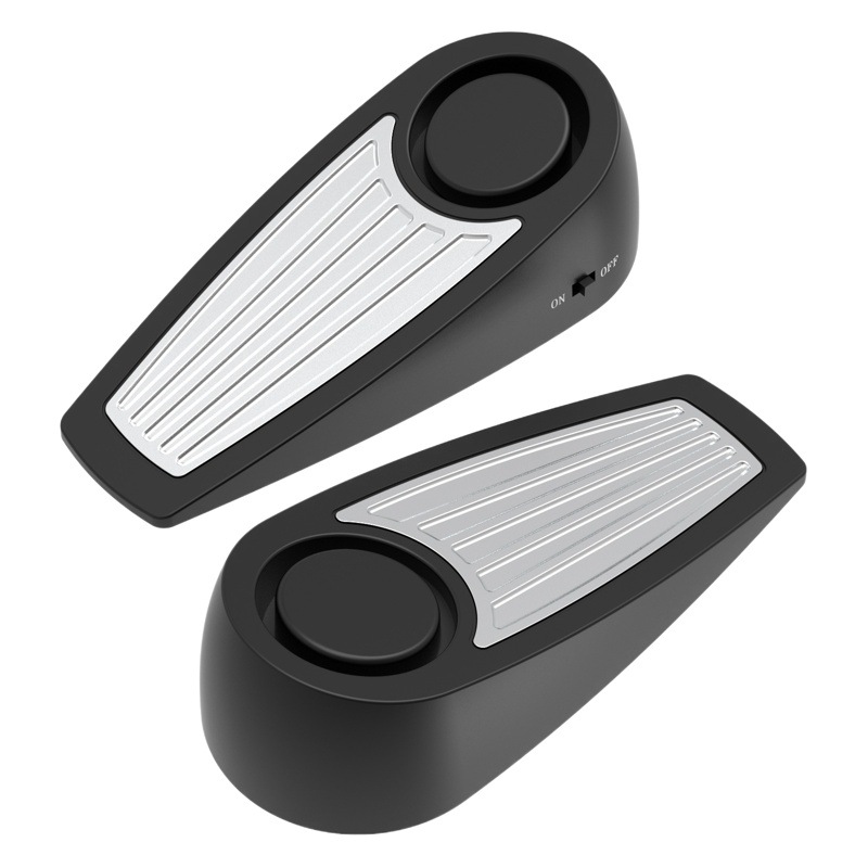 Nueva alarma de Tope de puerta alarma antirrobo para el hogar 130 decibelios sensor de vibración de hotel alarma de Tope de puerta image 1