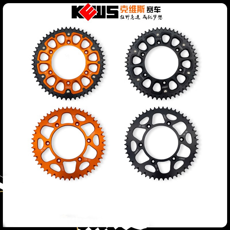 Motocicleta de todo el camino Kews K16 / K18 / K23 disco de cadena trasero gran disco de dientes gran disco de engranaje