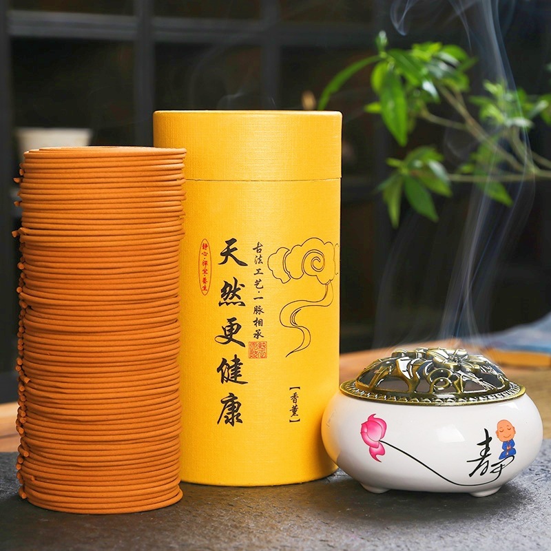 老山檀香4小时盘香 香薰沉香艾草家用卧室内厕所除臭熏香厂家批发