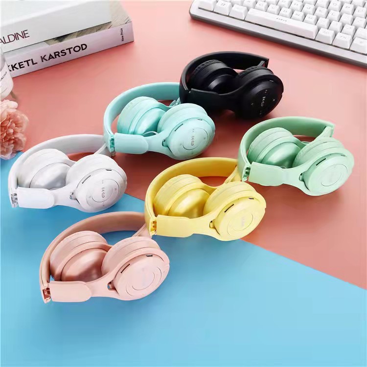Spot Y08 Bluetooth headset student headset macaroon Bluetooth headset