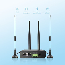 物联网wifi外置天线导轨全网通插卡远程运维工控机工业级4g路由器