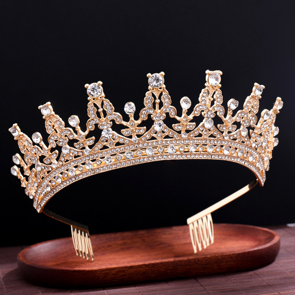 Ethnic Style Crown Alloy Diamond Rhinestones Crown 1 Piece