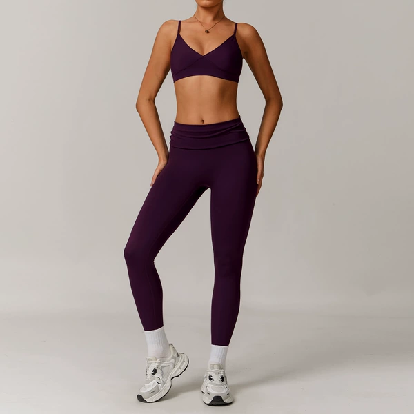 8998 Bra + 8998 Small Leg Pants Grape Purple