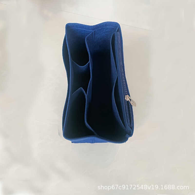 带拉链化妆品便携旅行收纳包内胆三格包化妆刷收纳袋带隔层内胆包|undefined