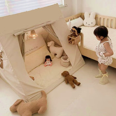 Cross-border Nordic ins children's toy house for boys and girls indoor castle playhouse playhouse cotton canvas tent