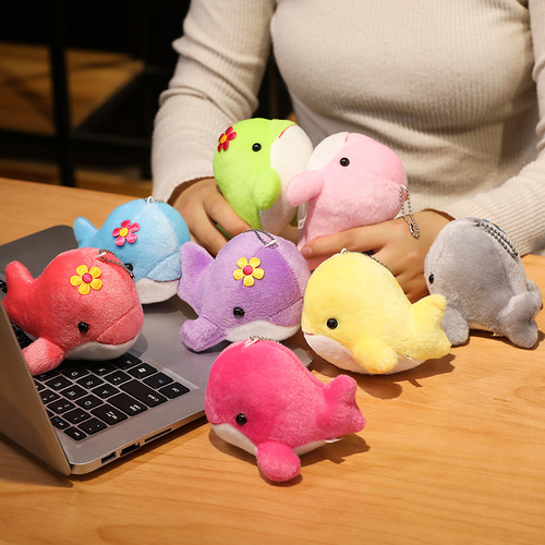 Simulated marine animal dolphin plush toy dolphin pendant whale wedding throwing event gift doll