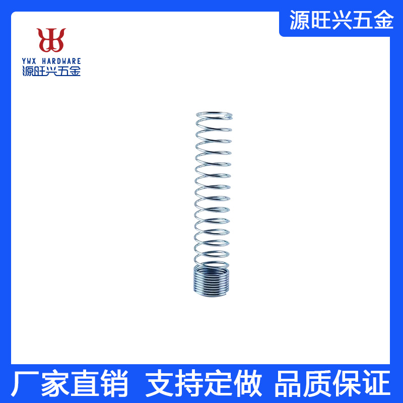弹簧厂家直供精密压缩弹簧马牛打针用一头密绕一头疏式推杆弹簧