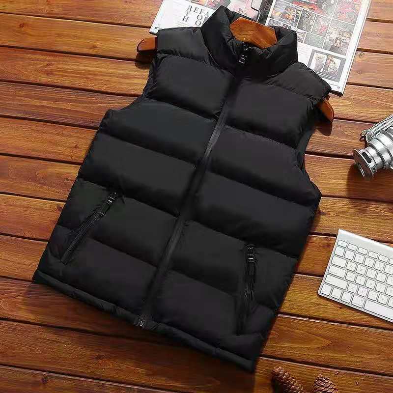 Autumn and winter Down cotton Vest coat thickening XL waistcoat Youth Bread wear motion vest Vest wholesale
