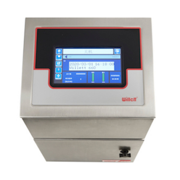 Willett W660喷码机 8寸触控屏 支持DataMatrix/二维码 模块化维