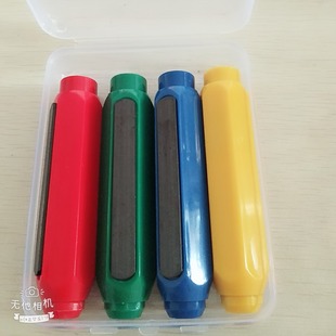 Chalk case with magnetic dust-free chalk holder chalk extender double spring self-elastic chalk with storage box 4 Pack