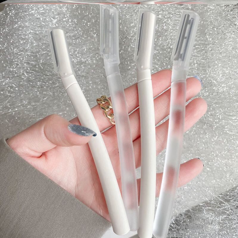 Anti-Scratch Eyebrow Trimming Tool Set, Beginner's Eyebrow Trimming Knife Set, Baku Li Eyebrow Trimming 5-Piece Set, Safe and Transparent