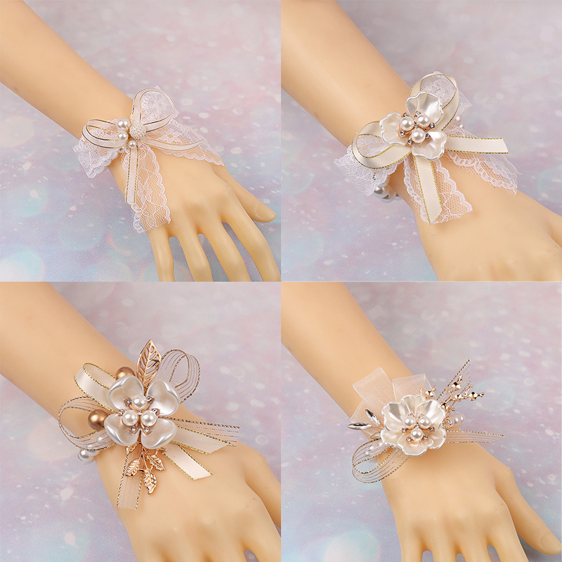 Bride's Wrist Flower Bridesmaid Wedding Sister Group Hand Wreath Accompanying Gift Mori Style Small Fresh Xiuhe High-end Wedding Korean Bride's Wrist Flower Bridesmaid Wedding Sister Group Hand Wreath Accompanying Gift Mori Style Small Fresh Xiuhe High-end Wedding Korean
