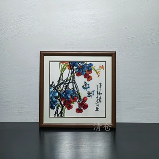 特价苏绣挂画新中式餐厅客厅小幅成品刺绣装饰画