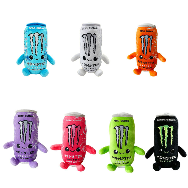 Cross-Border New Product Monster Energy Drink Can Multi-Color Realistic Replica Drink Can Plush Toy Doll Decoration Cross-Border New Product Monster Energy Drink Can Multi-Color Realistic Replica Drink Can Plush Toy Doll Decoration