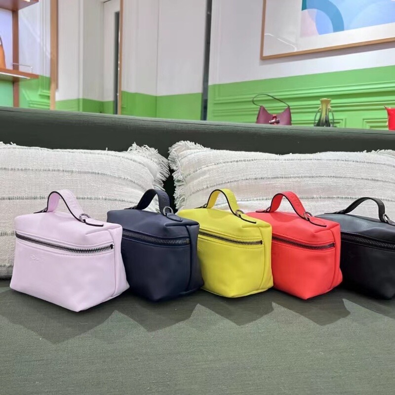 [Purchasing Version] Longxiang Calfskin Cosmetic Bag Small Box Bag Small Square Box Satchel Shoulder Cross-Body Bag