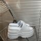 Thick Bottom Platform Slippers Women's Summer Outer Wear Thick Bottom Dung Feeling 2025 New Summer Internet Celebrous Seaside Slippers
