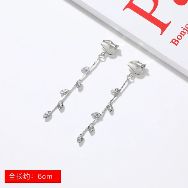 7#willow leaf ear clip