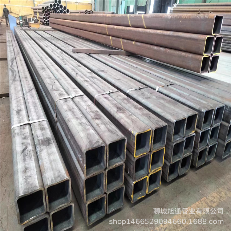 挤压Q345B无缝方管厂 旋耕机用Q345B无缝方通钢管120*120*10