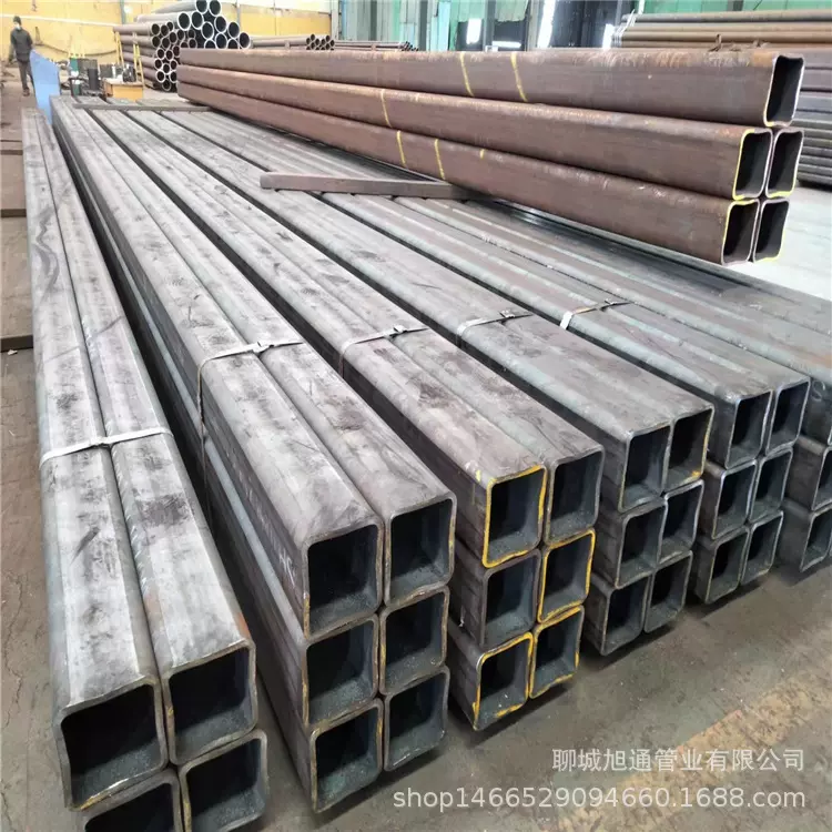 Q355D无缝方管 零下40度冲击实验Q345D无缝方通钢管  圆改方