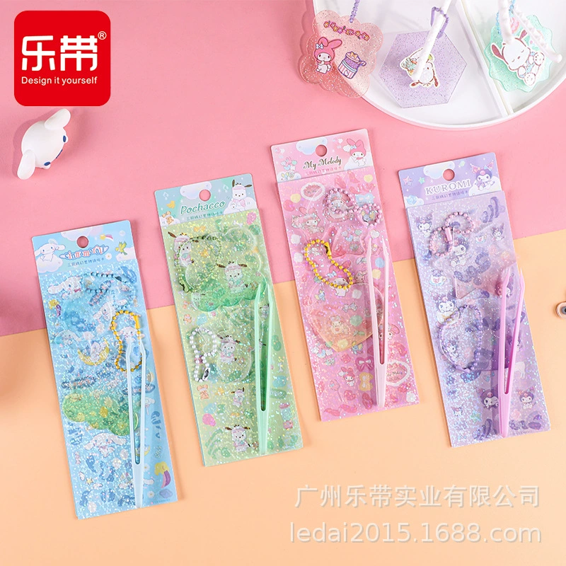 Sanrio Gu Ka стикер набор оптом милый ручной счет diy креативные наклейки для детей мультфильм ручной счет для студентов